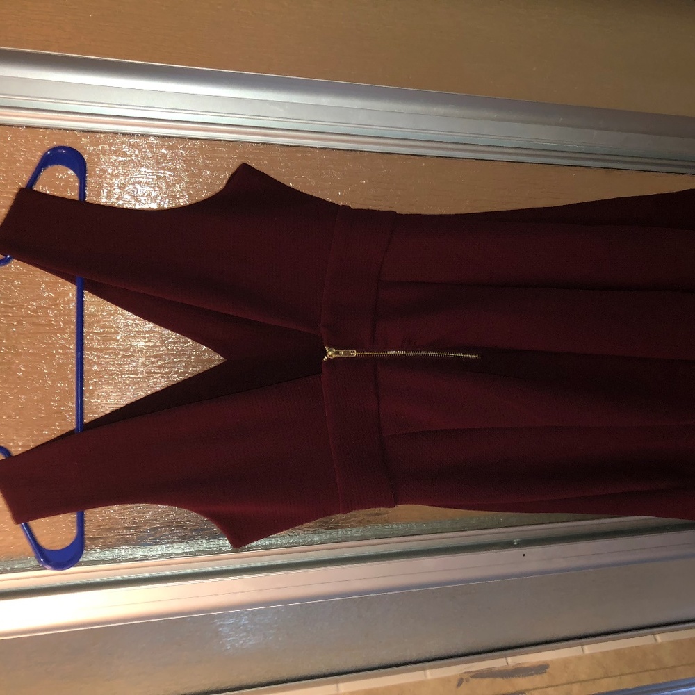 Maroon dress